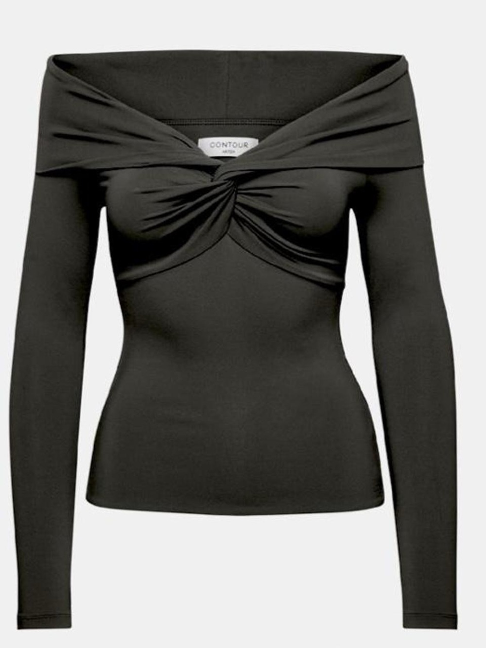 Aritzia Contour Off-The Shoulder Black Longsleeve XXS